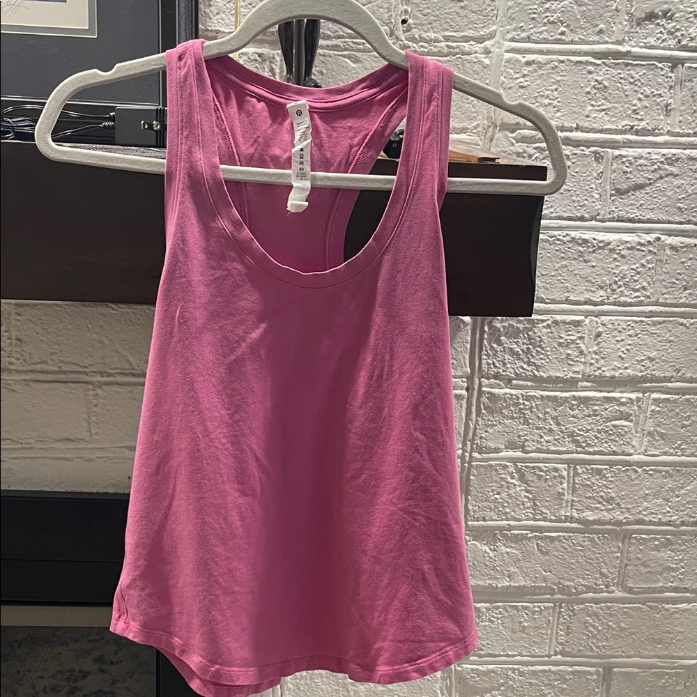 Lululemon Athletica Pink Tank Top